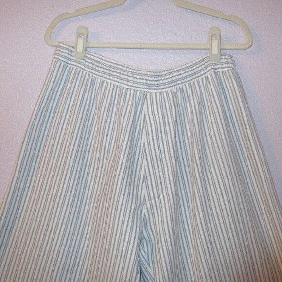 Lee Valley Ireland Men Flannel Pajamas Size L Lounge Relaxed Button Fly 2 Piece - Picture 7 of 12